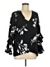 Vince Camuto 100% Polyester Black 3/4 Sleeve Blouse Size M - photo 1