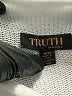 TRUTH BY REPUBLIC Stripes White Turtleneck Sweater Size M - photo 7