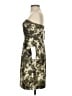J.Crew 100% Silk Green Ivory Cocktail Dress Size 0 - photo 5