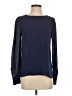 J.Crew 100% Silk Blue Long Sleeve Silk Top Size 00 - photo 1