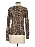 Time and Tru Animal Print Brown Pullover Sweater Size XS - photo 2