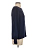 J.Crew 100% Silk Blue Long Sleeve Silk Top Size 00 - photo 4