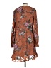 Leith 100% Polyester Brown Casual Dress Size S - photo 2