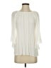 Curations 100% Rayon Ivory 3/4 Sleeve Blouse Size S - photo 1