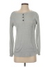 Unbranded Gray Long Sleeve Henley Size S - photo 1