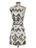 Express Graphic Silver Cocktail Dress Size S - photo 2