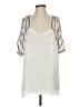 O'Neill White Short Sleeve Blouse Size S - photo 1