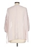 She + Sky 100% Polyester Pink 3/4 Sleeve Blouse Size L - photo 2