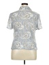 Jaclyn Smith 100% Polyester Paisley Silver Short Sleeve Blouse Size 14 - photo 2