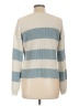 Steve Madden Stripes Blue Ivory Pullover Sweater Size L - photo 2