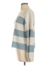 Steve Madden Stripes Blue Ivory Pullover Sweater Size L - photo 5