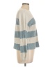 Steve Madden Stripes Blue Ivory Pullover Sweater Size L - photo 4