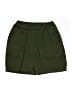 Unbranded 100% Rayon Solid Green Shorts Size M - photo 1
