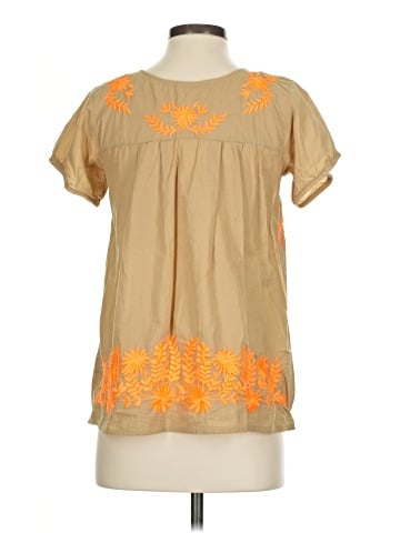 Calypso St. Barth Short Sleeve Blouse (view 2)