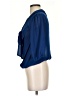 Max Studio 100% Polyester Blue 3/4 Sleeve Blouse Size XS - photo 5