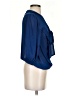 Max Studio 100% Polyester Blue 3/4 Sleeve Blouse Size XS - photo 4