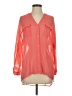 Candie's 100% Polyester Orange Long Sleeve Blouse Size S - photo 1