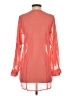 Candie's 100% Polyester Orange Long Sleeve Blouse Size S - photo 2
