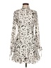 Missguided 100% Polyester Animal Print Ivory Casual Dress Size 6 - photo 1