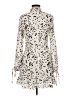 Missguided 100% Polyester Animal Print Ivory Casual Dress Size 6 - photo 2