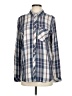 Thread & Supply Plaid Blue Long Sleeve Button-Down Shirt Size S - photo 1
