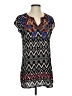 THML 100% Rayon Chevron-herringbone Multi Color Black Casual Dress Size XS - photo 1