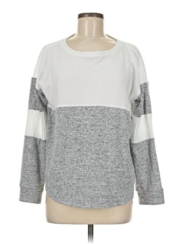 Blue Rain Pullover Sweater (view 1)