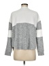 Blue Rain Color Block Gray Pullover Sweater Size M - photo 2