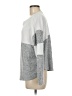 Blue Rain Color Block Gray Pullover Sweater Size M - photo 5
