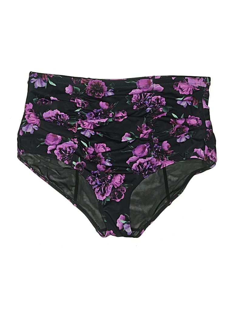 Pre-owned Torrid Swimsuit Bottoms In Purple