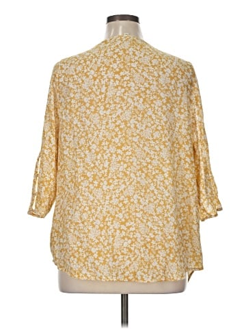 Como Blu 3/4 Sleeve Blouse (view 2)