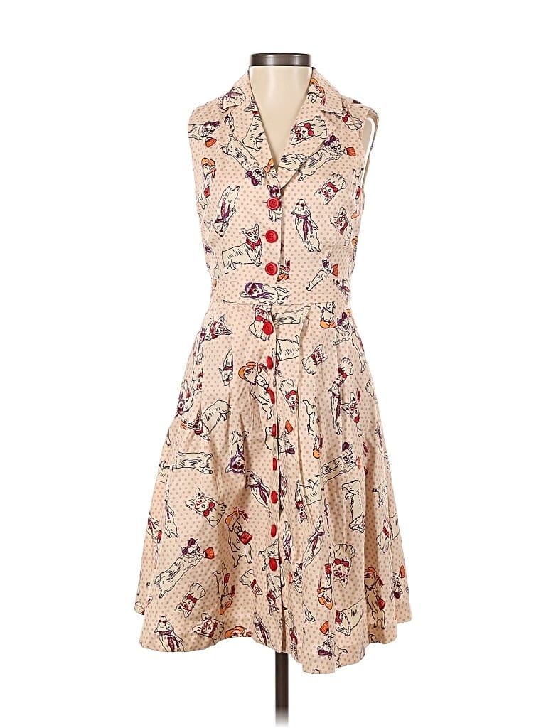 Pre-owned Modcloth Casual Dress In Brown