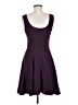 Theory 100% Polyester Solid Purple Cocktail Dress Size 6 - photo 2