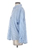 Masai Stripes Blue Long Sleeve Button-Down Shirt Size S - photo 5