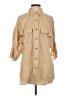Everlane 100% Cotton Tan 3/4 Sleeve Button-Down Shirt Size S - photo 1
