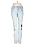Free People Graphic Blue Jeans Size 27 waist - photo 1