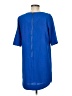 Eclair 100% Polyester Solid Blue Casual Dress Size M - photo 2