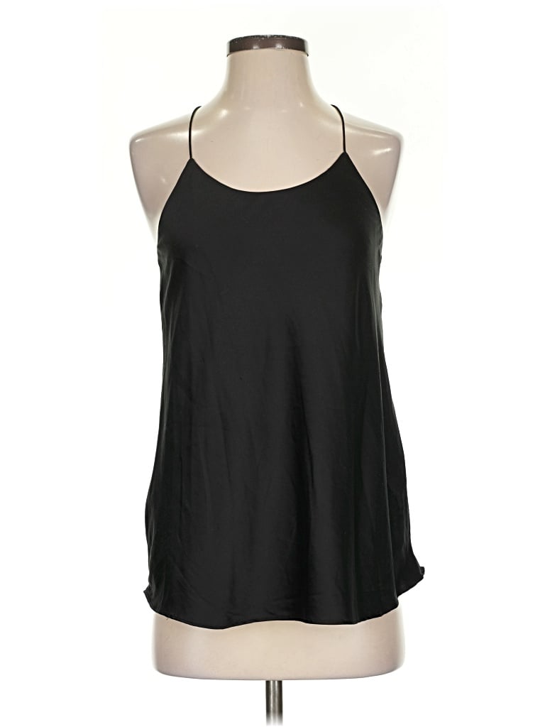 Pre-owned Naked Zebra Sleeveless Top Black Halter Neckline Tops