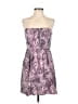 BCBGMAXAZRIA 100% Polyester Paisley Purple Cocktail Dress Size 6 - photo 1