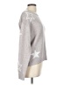 Unbranded 100% Polyester Stars Silver Pullover Sweater Size L - photo 4