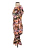Hello Molly 100% Polyester Print Orange Cocktail Dress Size 2 - photo 5