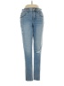 Express Hearts Blue Jeans Size 4 - photo 1