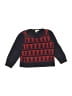 Janie and Jack 100% Cotton Chevron-herringbone Red Pullover Sweater Size 12-18 mo - photo 1