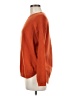 Leani Solid Orange Pullover Sweater Size M - photo 5