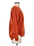 Leani Solid Orange Pullover Sweater Size M - photo 4