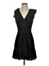 BCBGMAXAZRIA 100% Polyester Solid Black Cocktail Dress Size 4 - photo 1