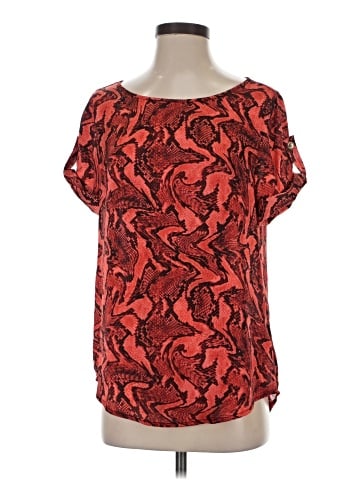 MICHAEL Michael Kors Short Sleeve Blouse (view 1)