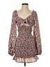 Lulus 100% Polyester Paisley Brown Cocktail Dress Size S - photo 1
