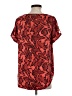 MICHAEL Michael Kors 100% Polyester Red Short Sleeve Blouse Size S - photo 2