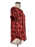 MICHAEL Michael Kors 100% Polyester Red Short Sleeve Blouse Size S - photo 4